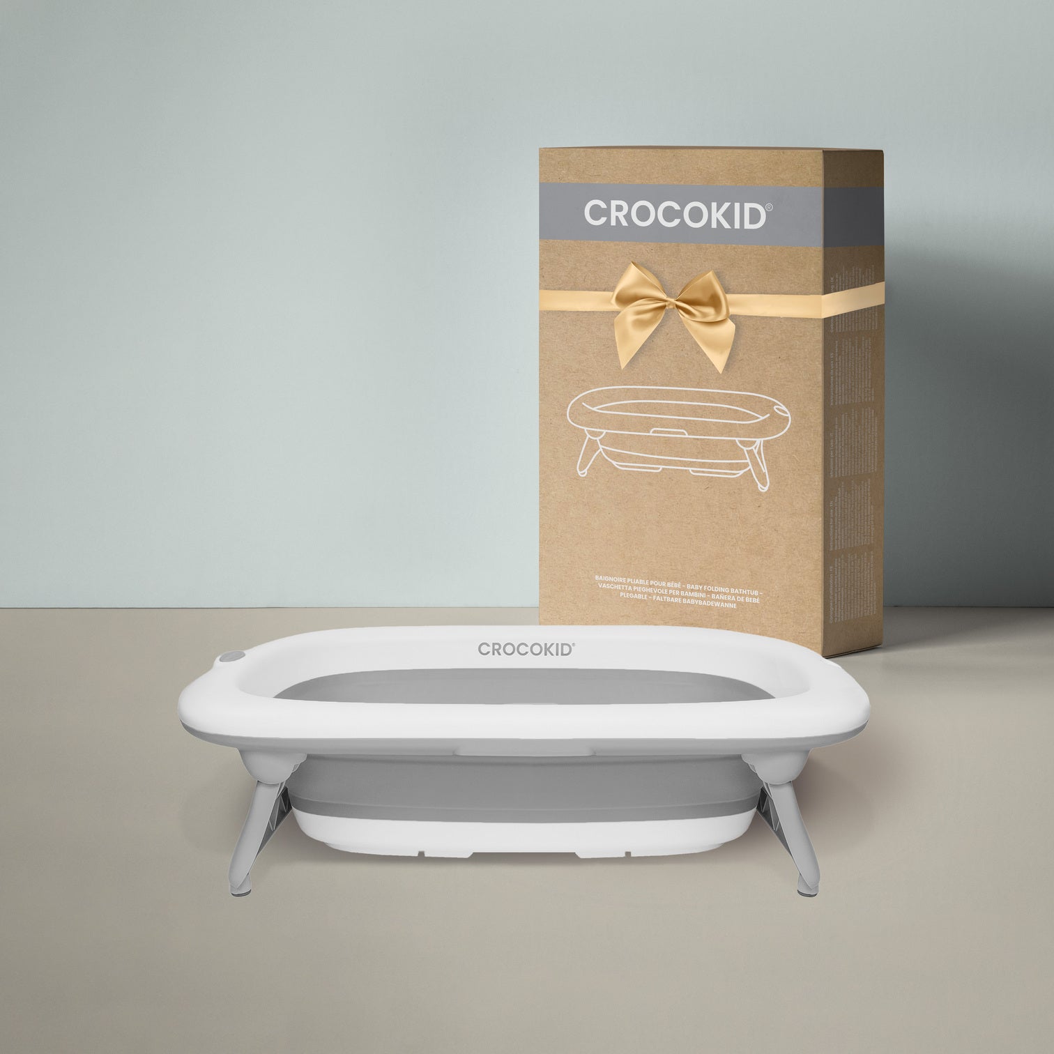 CROCOKID® - Baignoire Pliable Bébé - Crocokid